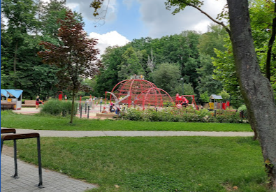 Park Chrobrego затишний парк в Gliwice